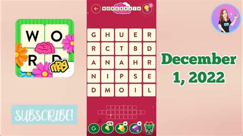 wordbrain holiday event 2022 qunb.